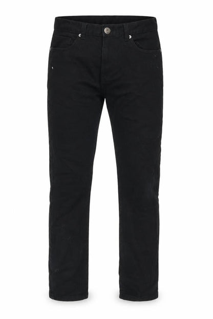 Mens UK Size 30 in Denim & Co. Regular Fit Straight Black Jeans