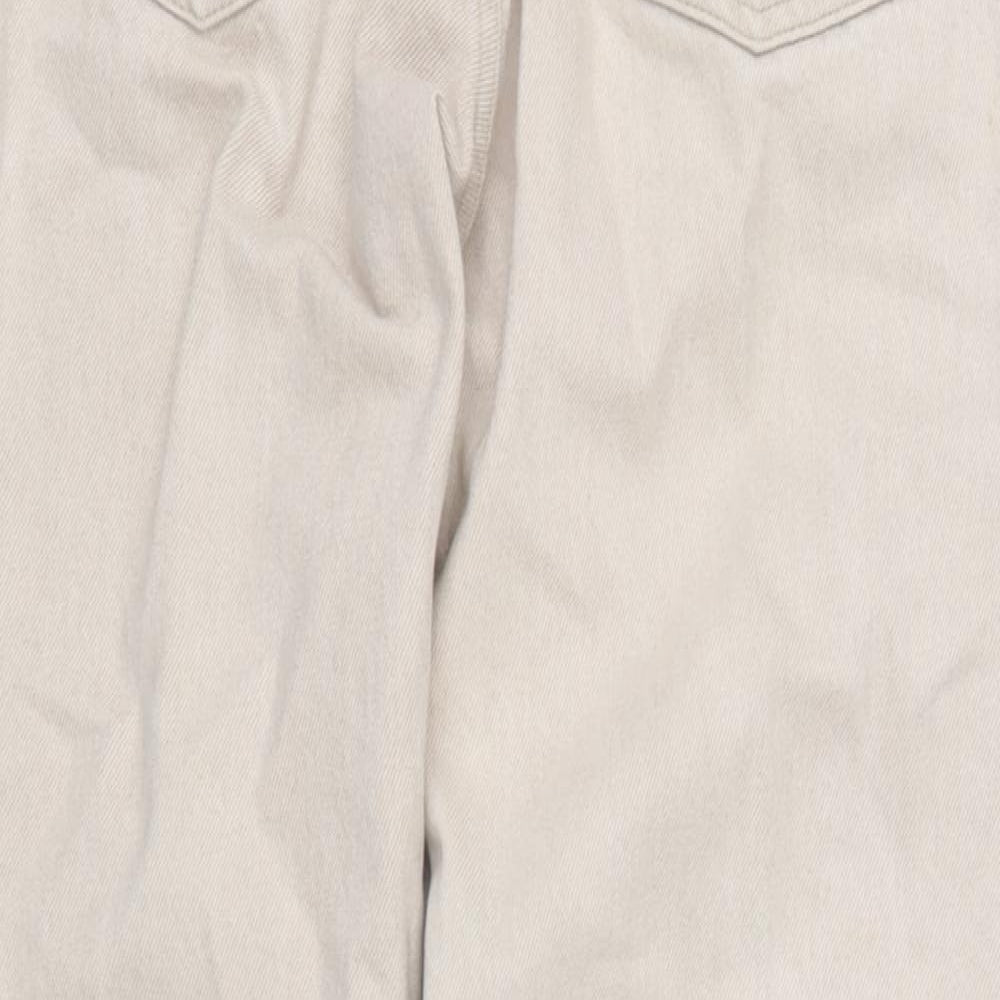 Mens UK Size 32 in Nico Regular Fit Straight Beige Jeans