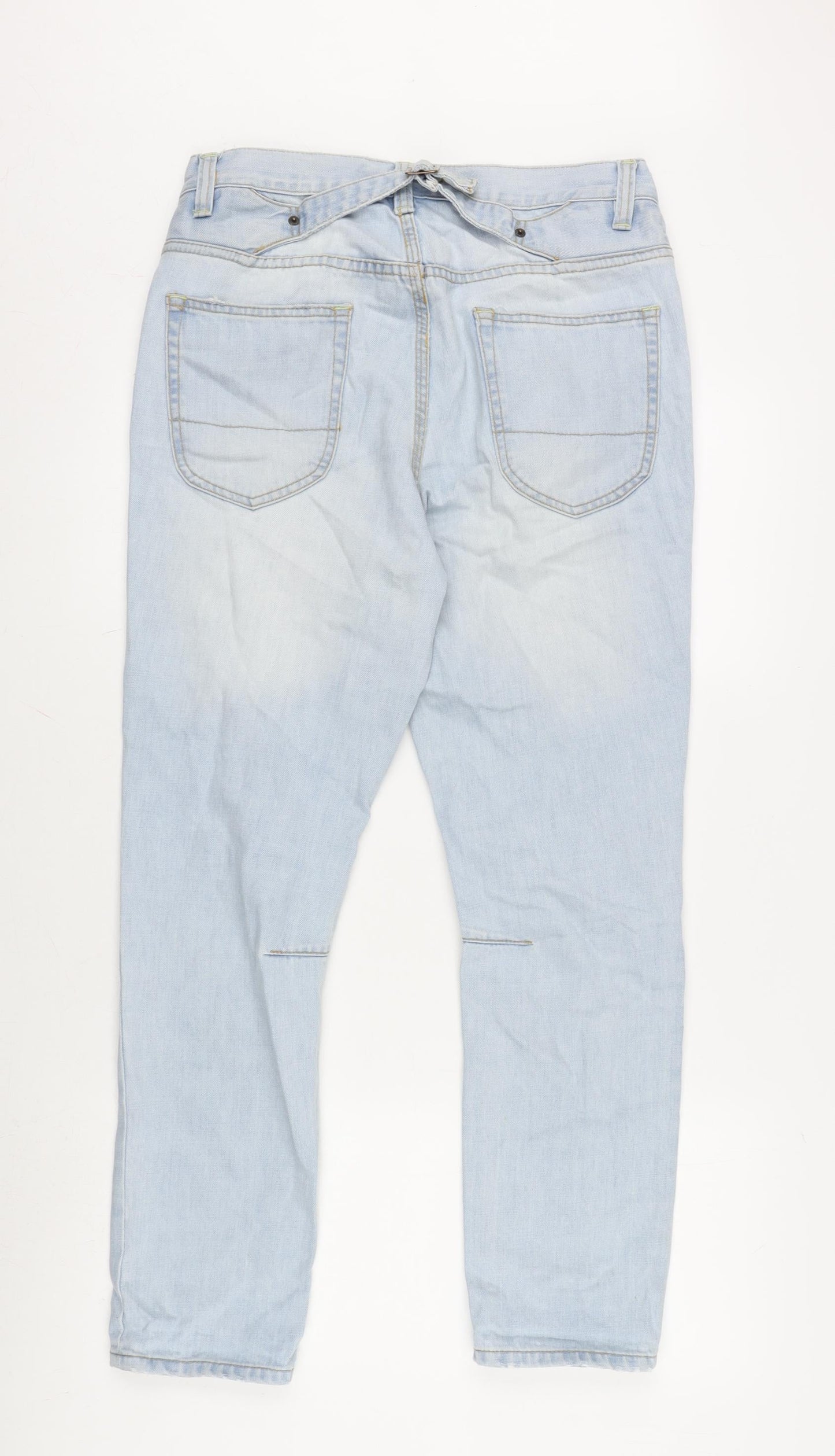 Mens UK Size 30 in Topman Regular Fit Skinny Blue Jeans
