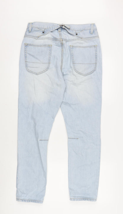 Mens UK Size 30 in Topman Regular Fit Skinny Blue Jeans