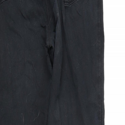 Therapy Sarah Womens Black Cotton Blend Skinny Jeans Size 16 L26.5 in Regular Zip