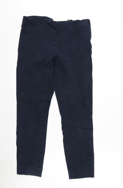 COS Womens Blue Cotton Blend Straight Jeans Size 36 in L28 in Regular Zip