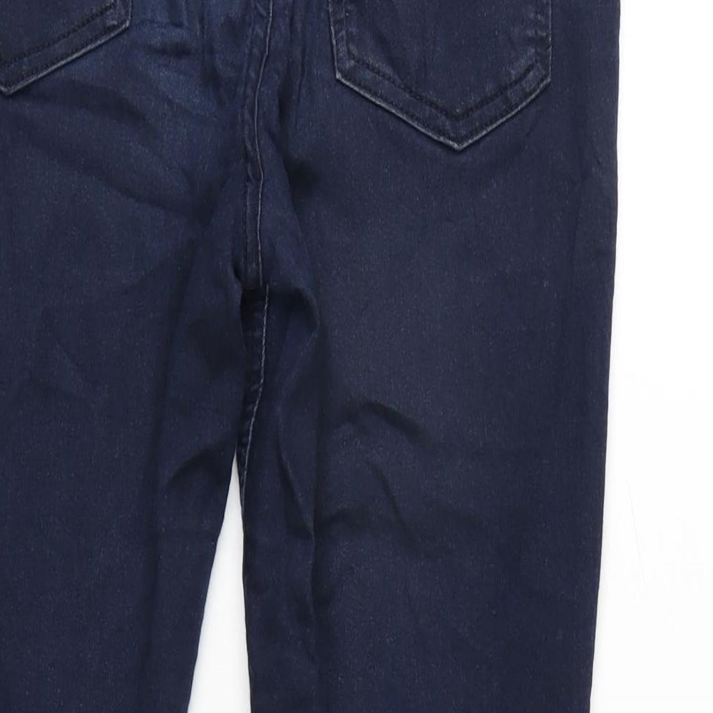 Womens UK Size 12 Marks and Spencer Regular Fit Straight Blue Jeans