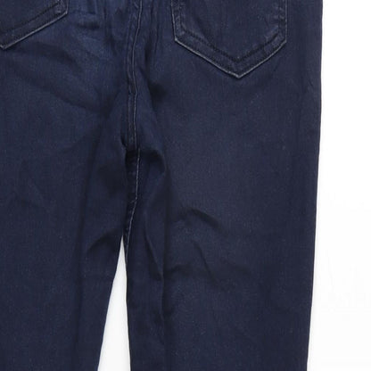 Womens UK Size 12 Marks and Spencer Regular Fit Straight Blue Jeans