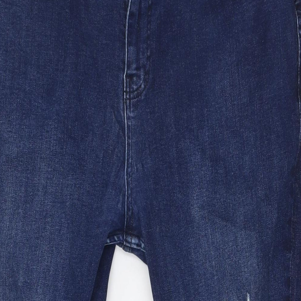 Supply&Demand Womens Blue Cotton Skinny Jeans Size 2XL L31 in Regular Zip