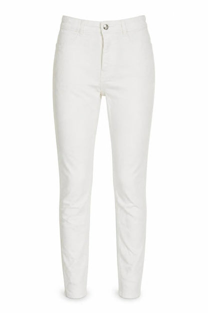 Womens UK Size 6 Pull&Bear Regular Fit Skinny White Jeans