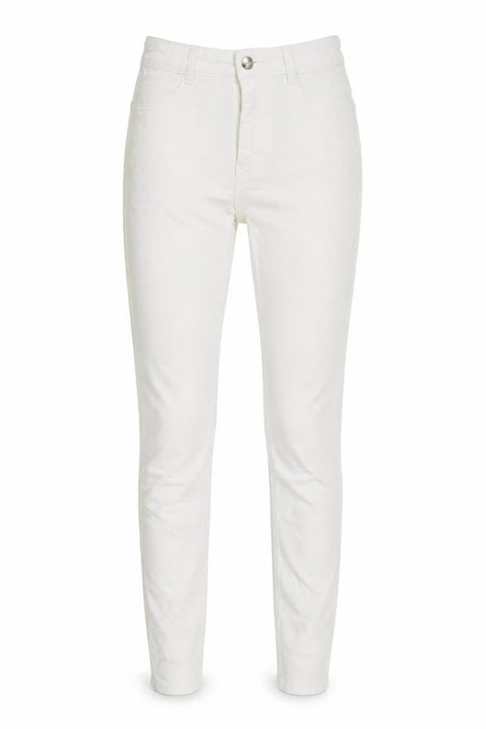 Womens UK Size 6 Pull&Bear Regular Fit Skinny White Jeans