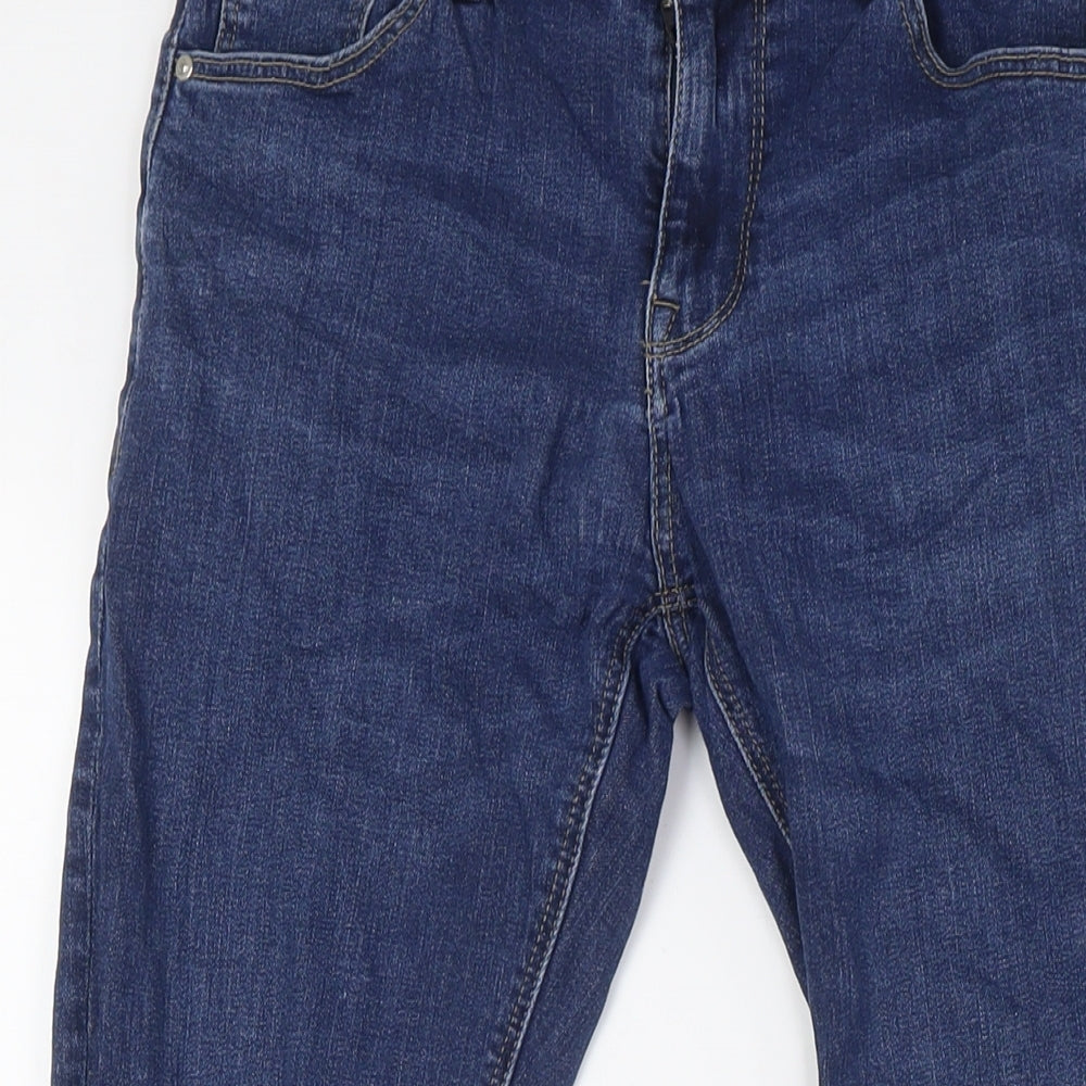 ASOS Mens Blue Cotton Skinny Jeans Size 28 in L29 in Regular Zip