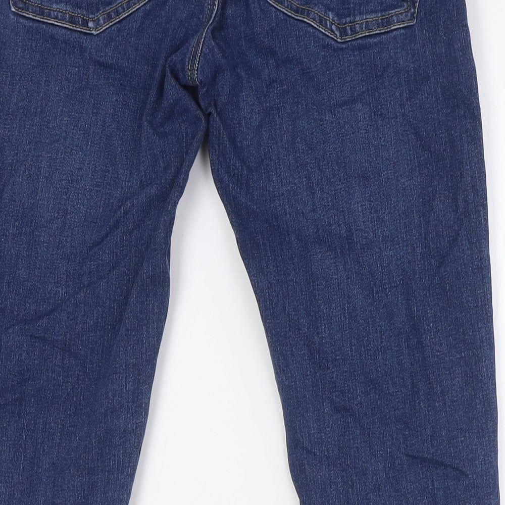 ASOS Mens Blue Cotton Skinny Jeans Size 28 in L29 in Regular Zip
