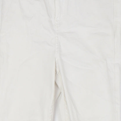 Womens UK Size 12 Marks and Spencer Regular Fit Skinny White Jeans