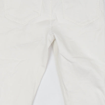 Womens UK Size 12 Marks and Spencer Regular Fit Skinny White Jeans