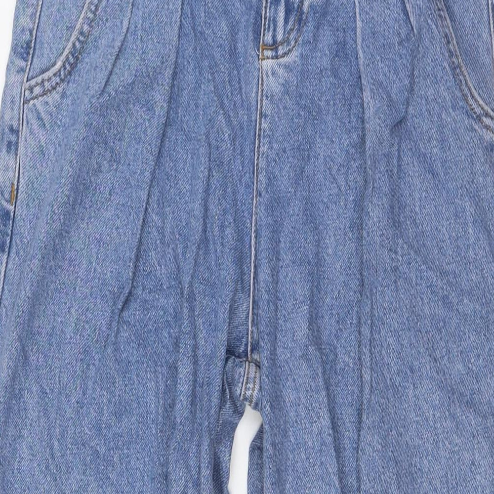 Womens UK Size 6 Stradivarius Regular Fit Mom Blue Jeans