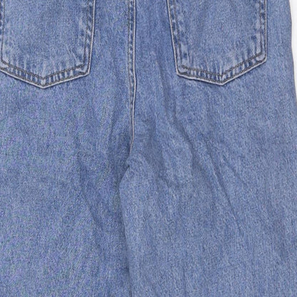 Womens UK Size 6 Stradivarius Regular Fit Mom Blue Jeans