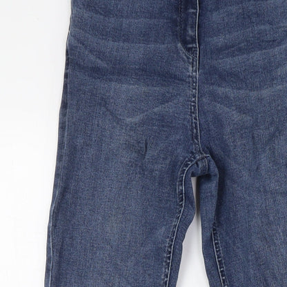 Womens UK Size 8 Papaya Regular Fit Skinny Blue Jeans