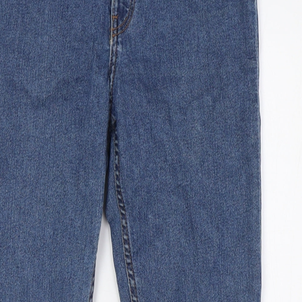 &Denim Girls Blue Cotton Skinny Jeans Size 12-13 Years L28 in Regular