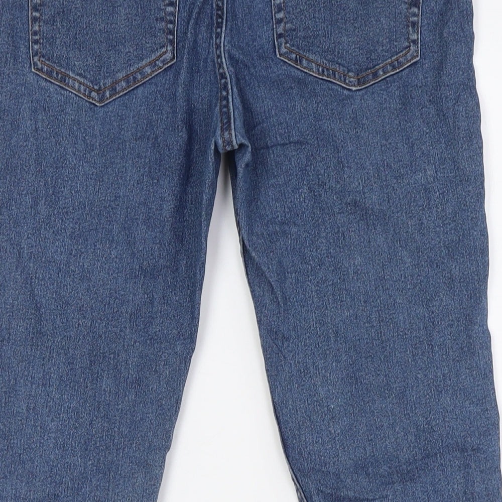 &Denim Girls Blue Cotton Skinny Jeans Size 12-13 Years L28 in Regular