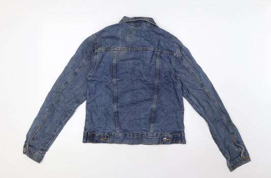 Primark Womens Blue Jacket Size 6 Button