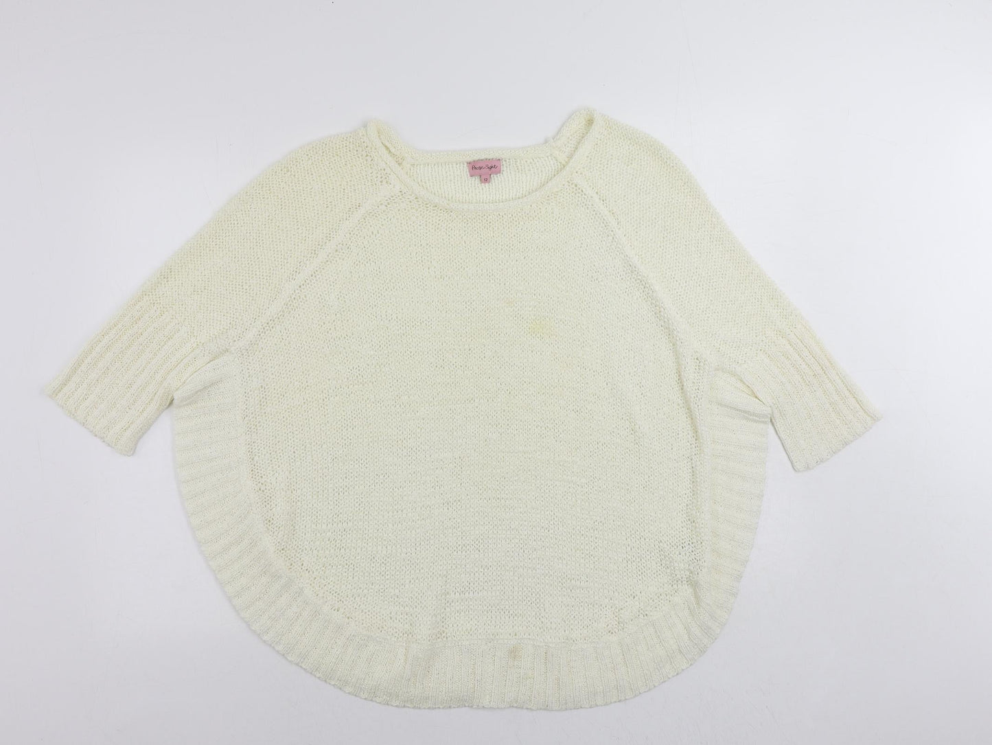 Womens UK Size 12 Phase Eight Ivory Pullover Jumper