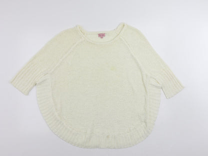Womens UK Size 12 Phase Eight Ivory Pullover Jumper