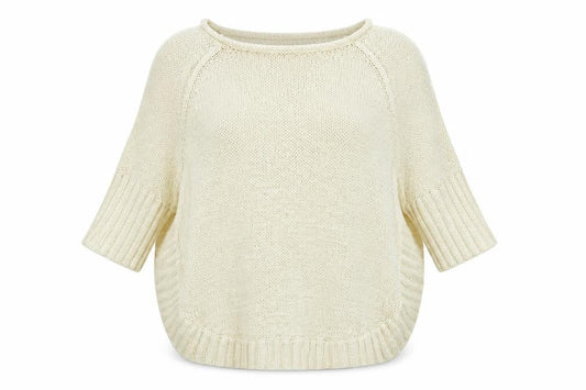 Womens UK Size 12 Phase Eight Ivory Pullover Jumper