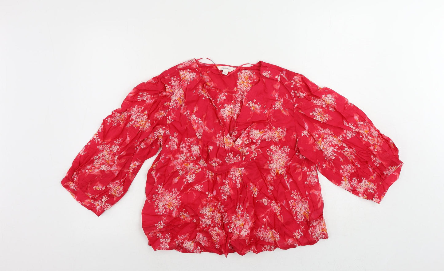 Womens UK Size S Per Una Pink Basic Blouse