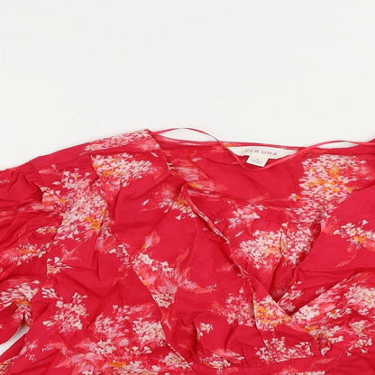 Womens UK Size S Per Una Pink Basic Blouse
