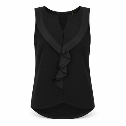 Womens UK Size 8 H&M Black Basic Blouse