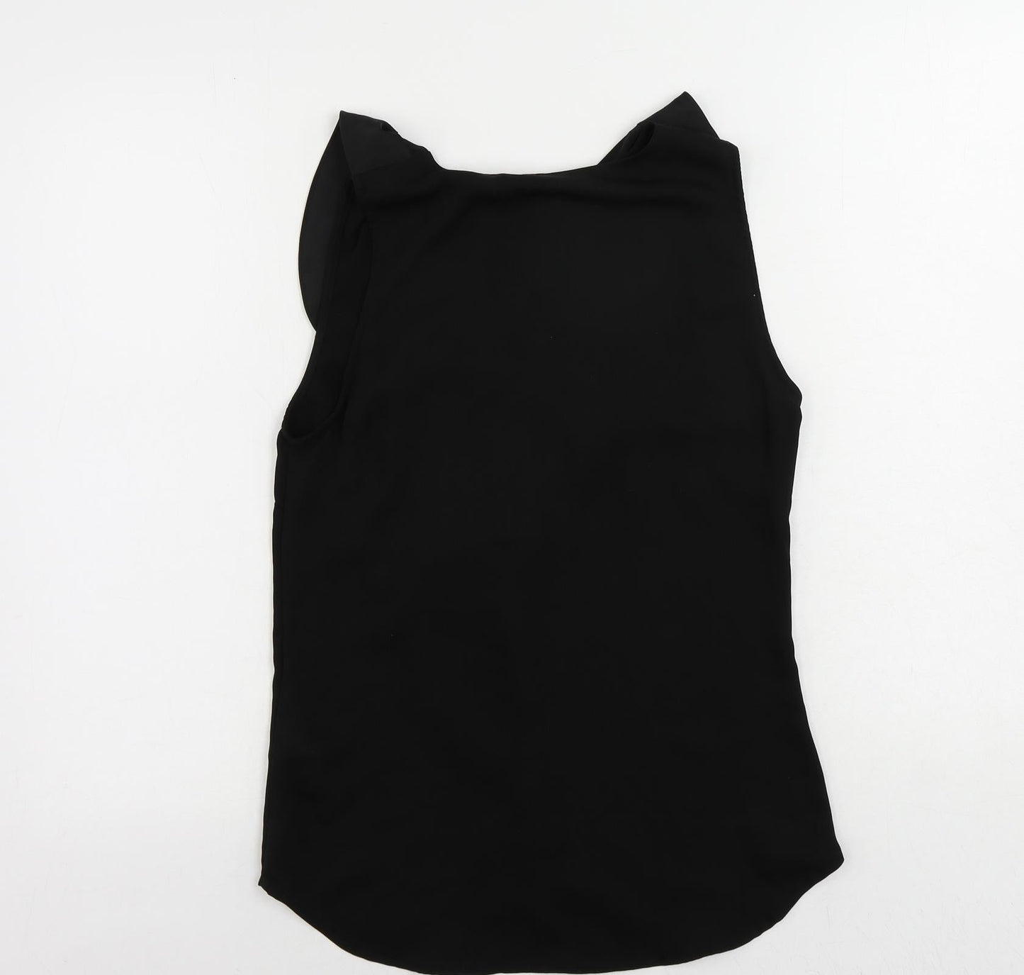 Womens UK Size 8 H&M Black Basic Blouse