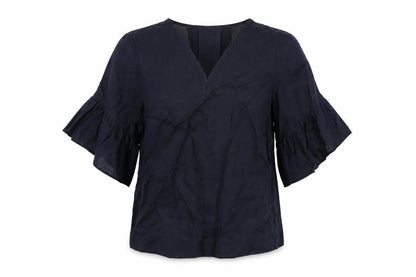 Womens UK Size 6 Autograph Blue Basic Blouse
