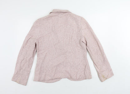 Womens UK Size 12 Artigiano Pink Jacket
