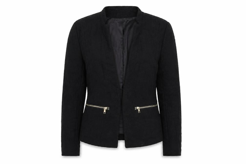 Womens UK Size 8 H&M Black Jacket