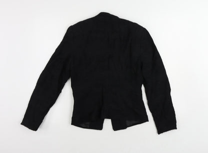 Womens UK Size 8 H&M Black Jacket