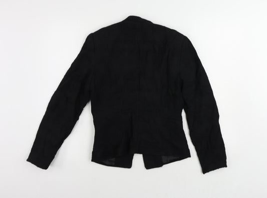 Womens UK Size 8 H&M Black Jacket