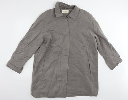 Womens UK Size XL Dannimac Grey Overcoat