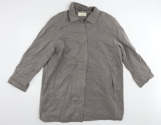 Womens UK Size XL Dannimac Grey Overcoat