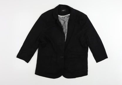 Womens UK Size 16 Klass Black Jacket