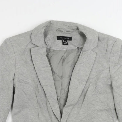 Womens UK Size 6 New Look Grey Jacket