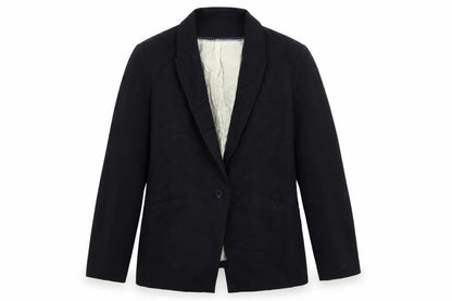 Marks & Spencer Womens Blue Jacket Blazer Size 16 Button
