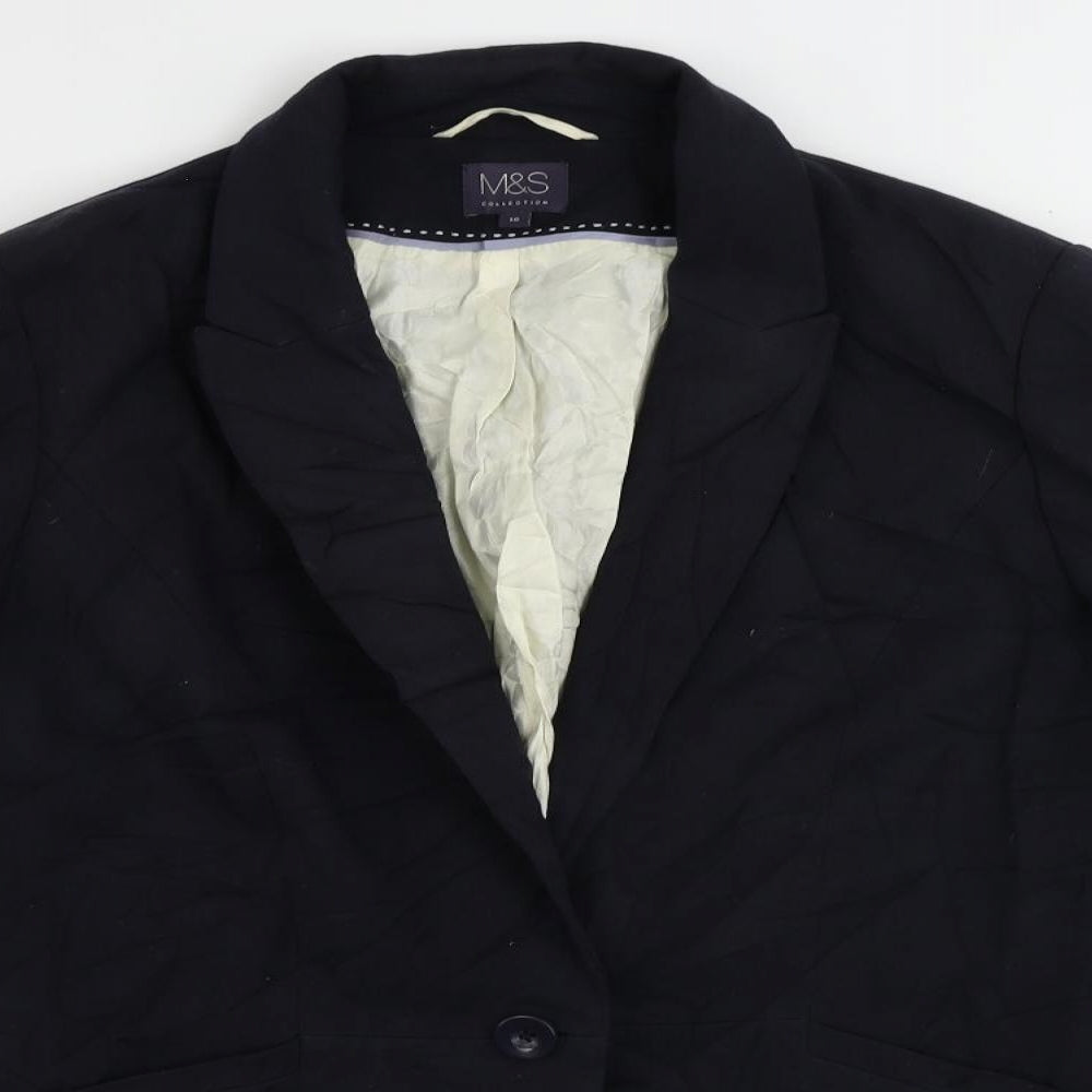 Womens UK Size 16 Marks and Spencer Blue Jacket