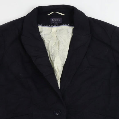 Womens UK Size 16 Marks and Spencer Blue Jacket
