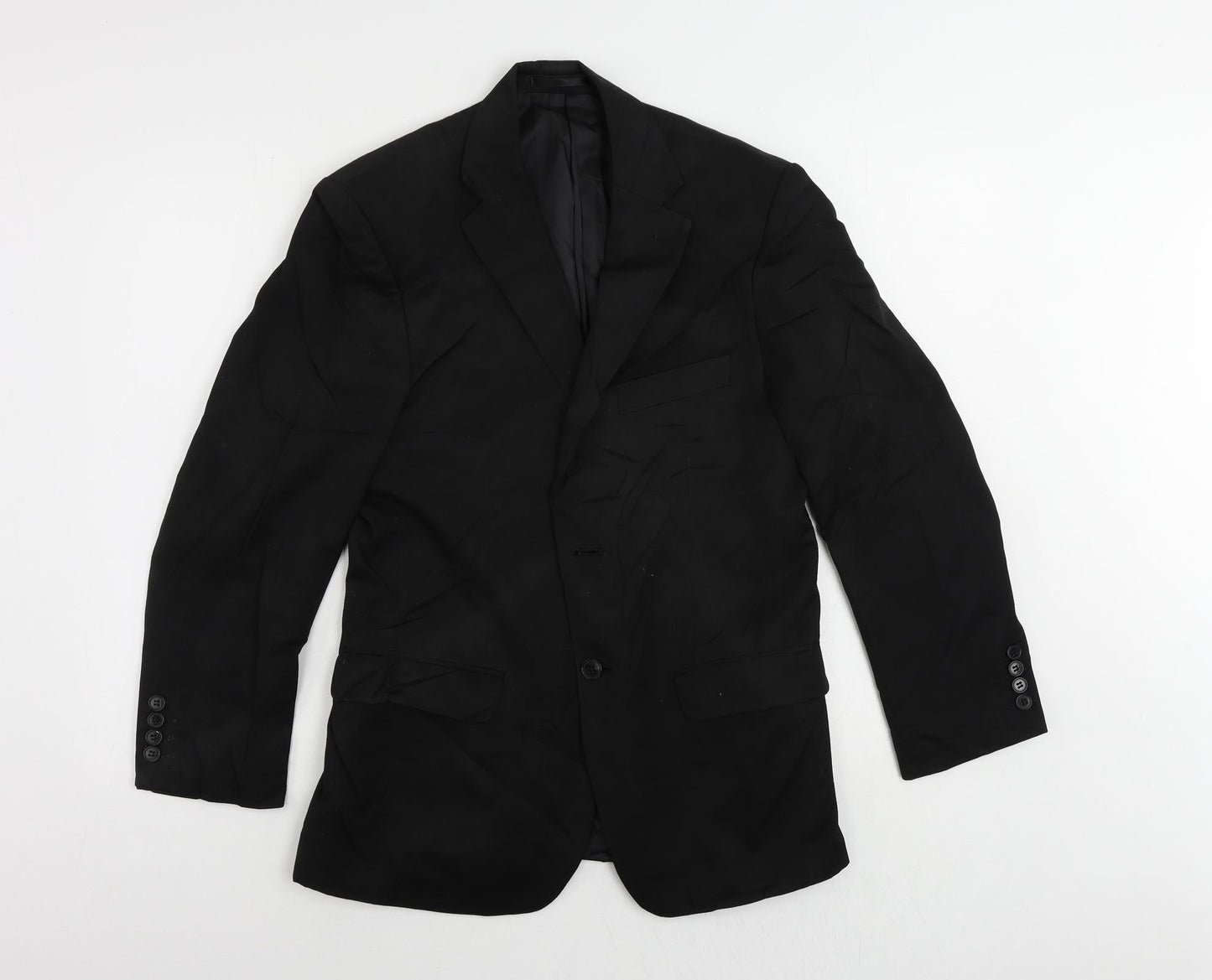 Mens UK Size 36 Burton Regular Black Suit Jacket
