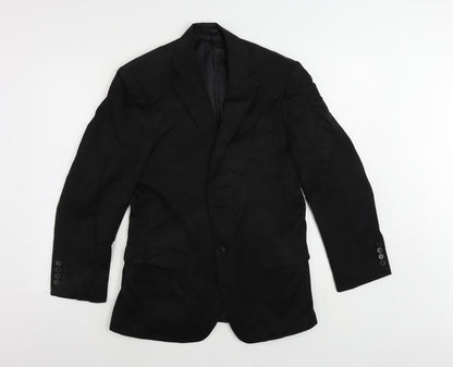Mens UK Size 36 Burton Regular Black Suit Jacket