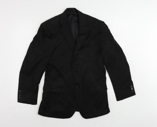 Mens UK Size 36 Burton Regular Black Suit Jacket