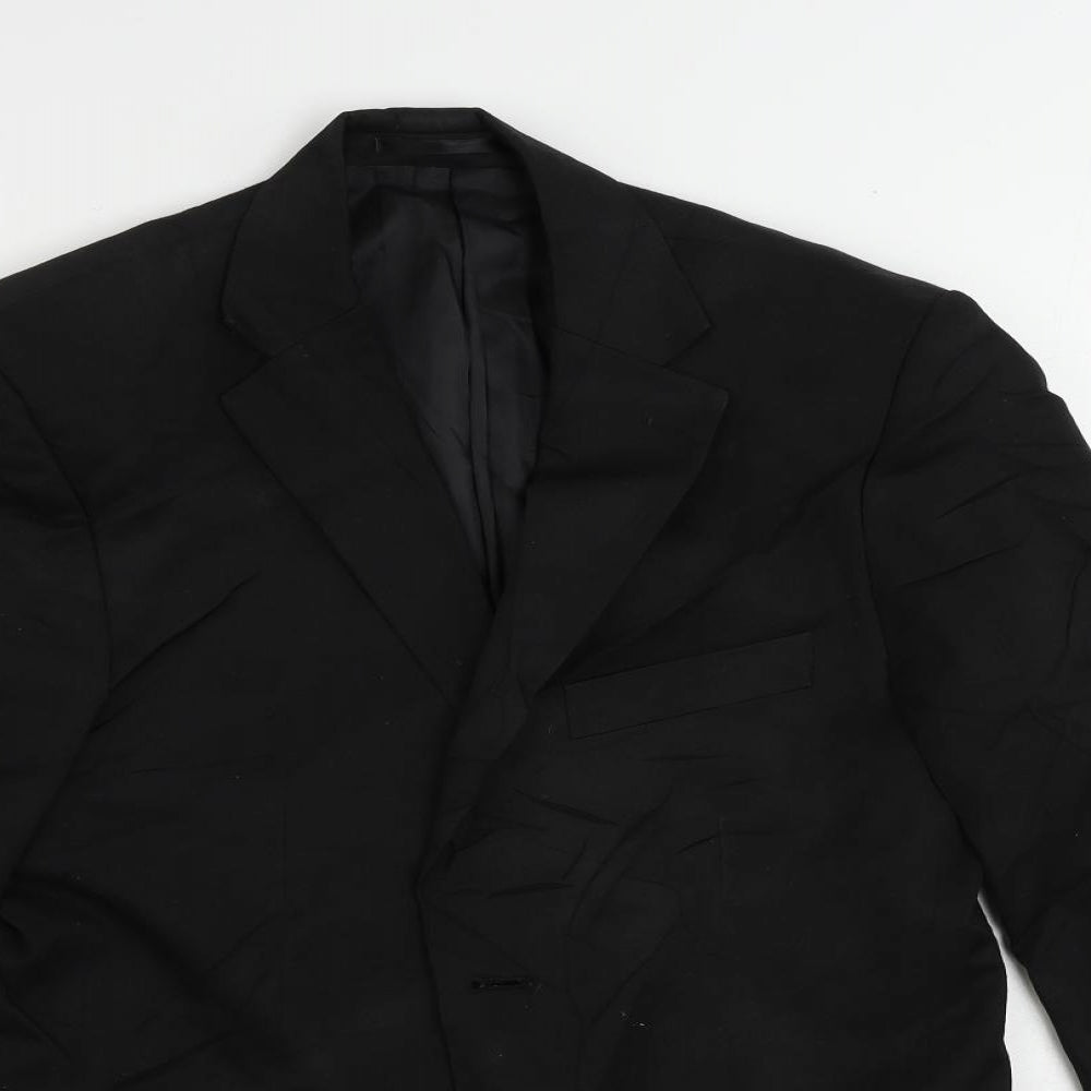 Mens UK Size 36 Burton Regular Black Suit Jacket