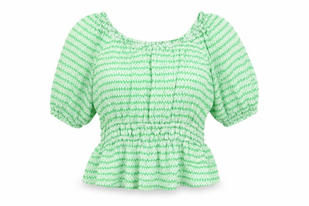 Womens UK Size 16 Marks and Spencer Green Basic Blouse