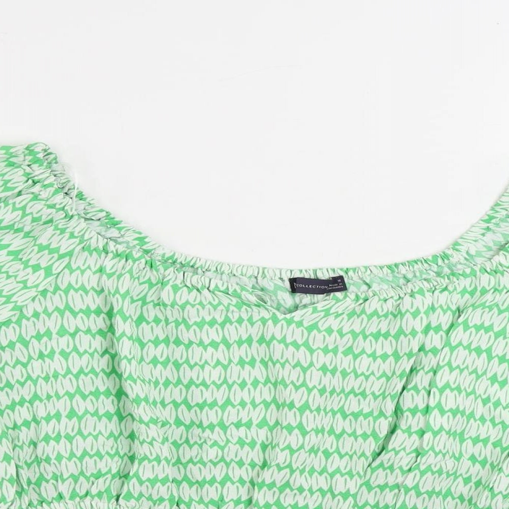 Womens UK Size 16 Marks and Spencer Green Basic Blouse