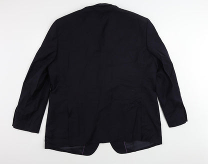 Mens UK Size 50 Brook Taverner Regular Blue Suit Jacket