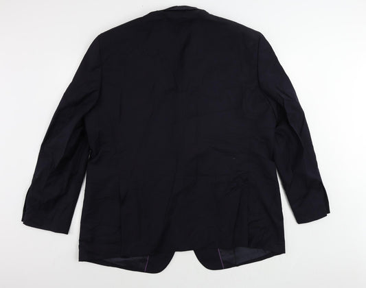 Mens UK Size 50 Brook Taverner Regular Blue Suit Jacket