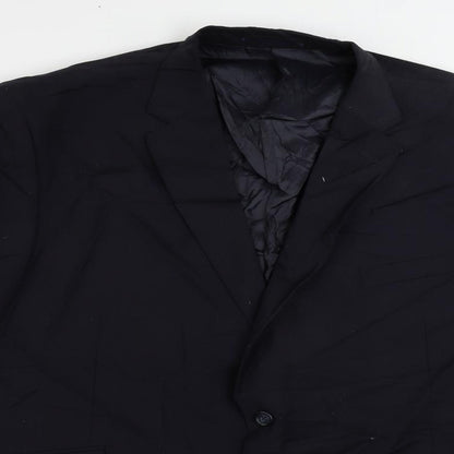 Mens UK Size 50 Brook Taverner Regular Blue Suit Jacket