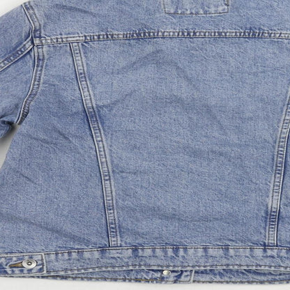 Marks and Spencer Womens Blue Jacket Size 10 Button